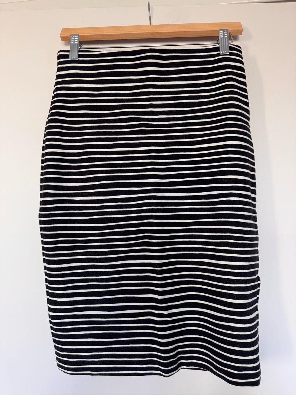 Loft Striped Pencil Skirt